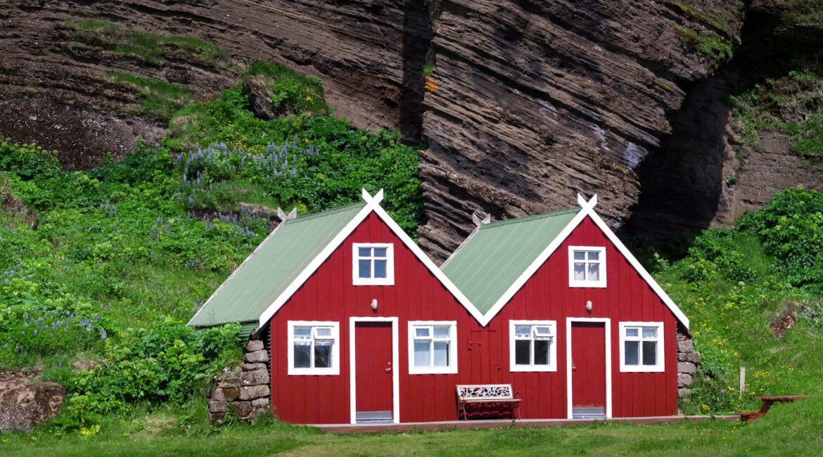 male huset utvendig